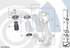 Монт.комплект верхн.опора аморт.стойки