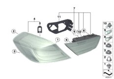 Блок задних фонарей