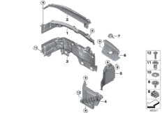 Дополнительные элементы моторного отсека