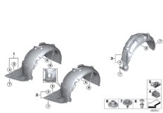 Защитный кожух колесной ниши