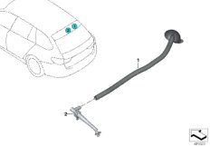 Детали омывателя заднего стекла