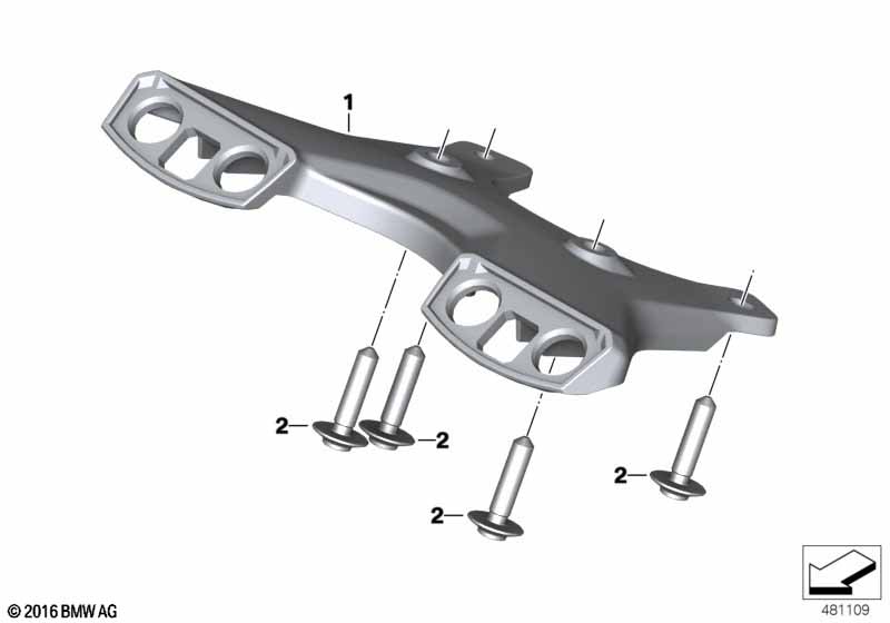 Кронштейн комбинации приборов