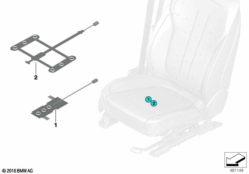 Электрич.компоненты сист.опр.занят.сиден