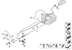 Топливопровод/ элементы крепления