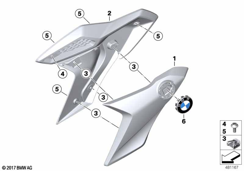 Боковая обшивка впереди заготовка