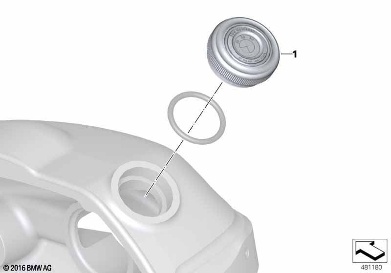 Крышка маслоналивного патрубка Machined