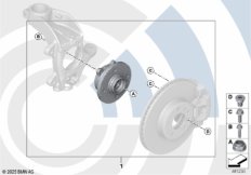 Рем.комплект ступицы переднего колеса