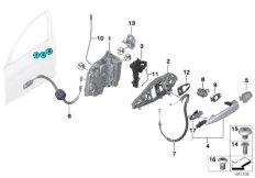 Система замков передней двери
