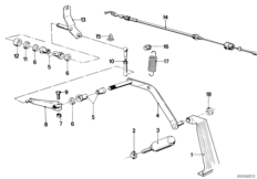 Привод педали акселератора/тросик ПР