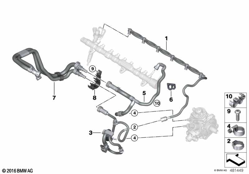 B57/B57S топливная рампа