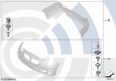 Монтажный комплект бампера