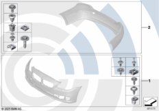 Монтажный комплект бампера