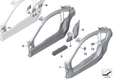 Боковой каркас Внутр