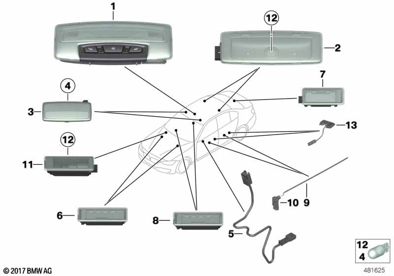 Различные огни