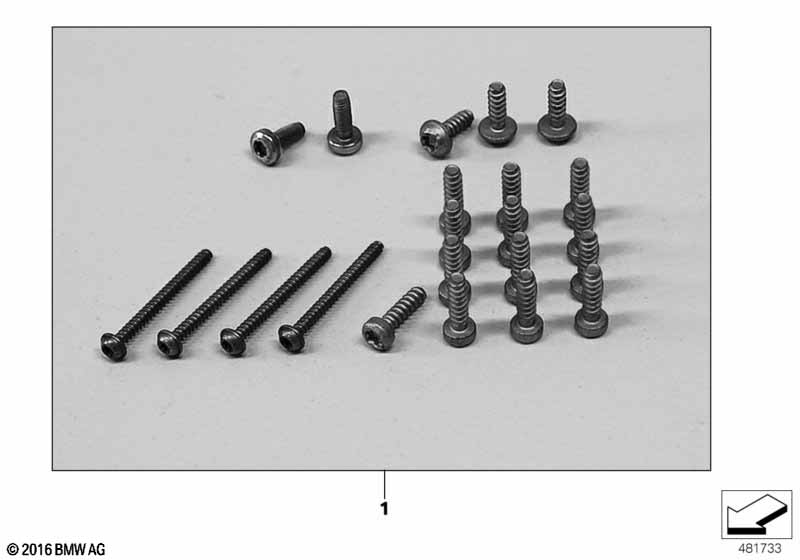 7440363 - комплект винтов