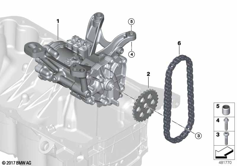 Смазочная система/маслян.насос с прив.