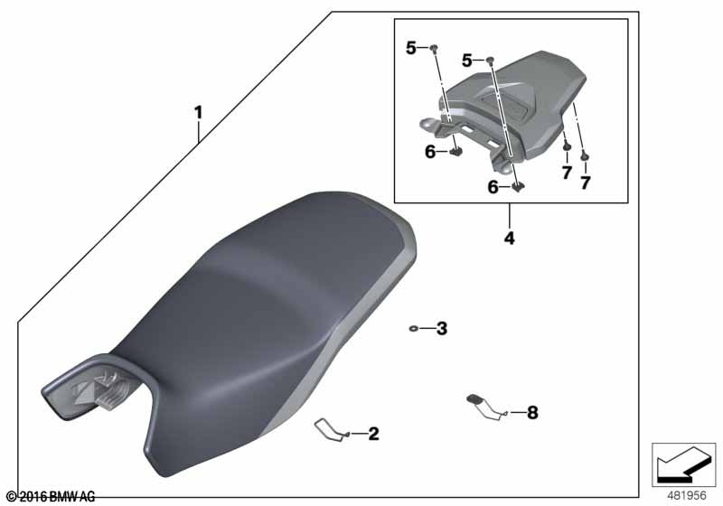 К-т раллийного сид.с багажным щитком