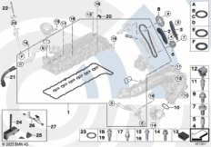 Ремкомплект открытой приводной цепи Вх