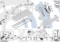 Ремкомплект открытой приводной цепи Вх