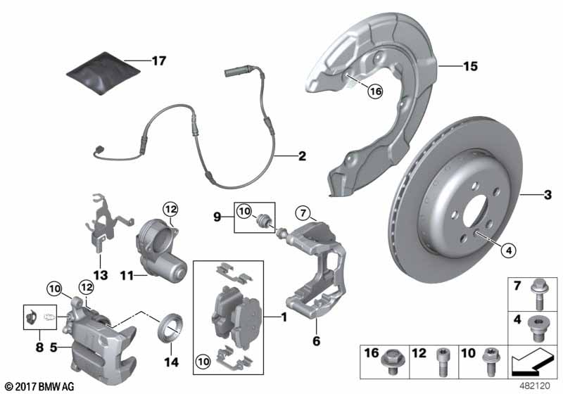 Датчик износа торм.накладки колеса Зд