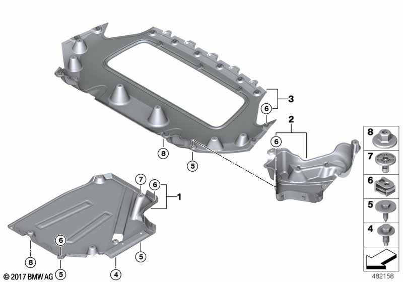 Облицовка днища кузова Зд