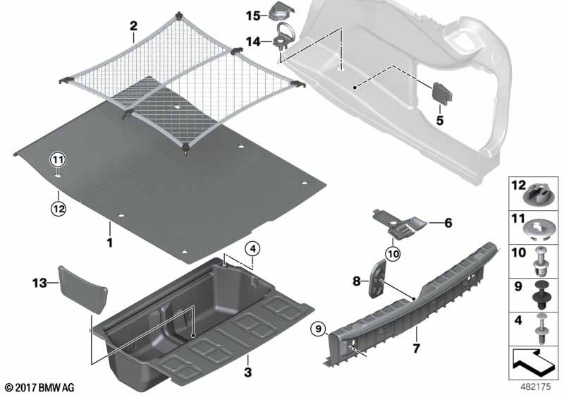 Облицовка пола багажного отделения