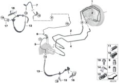 Трубопровод тормозного привода Пд