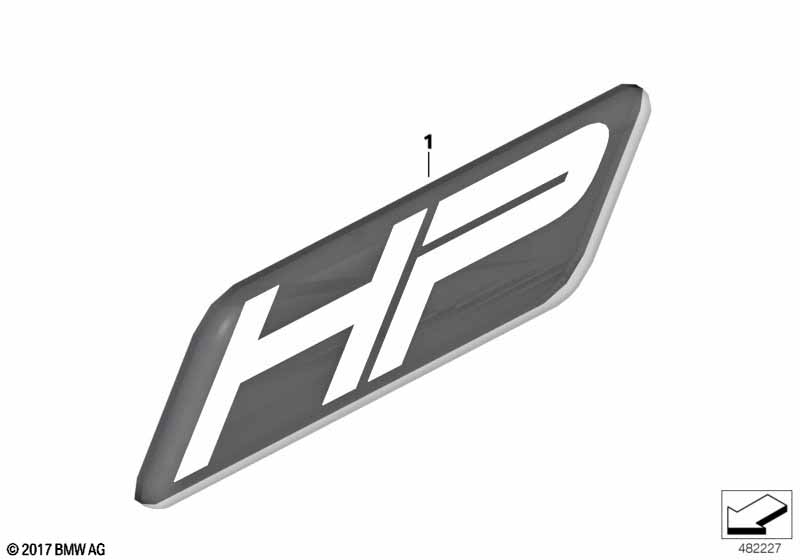 Эмблема "HP"