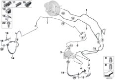 Трубопровод тормозного привода Пд