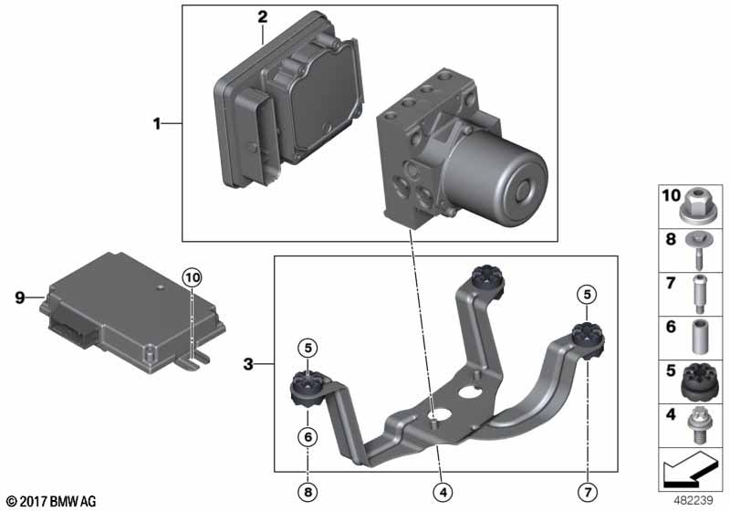 Гидроагрегат DSC/кронштейн