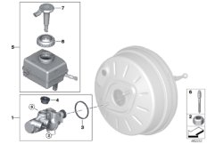 Главный тормозной цилиндр/бачок