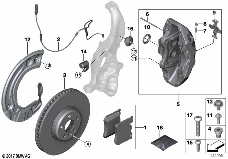 Тормозной механизм переднего колеса