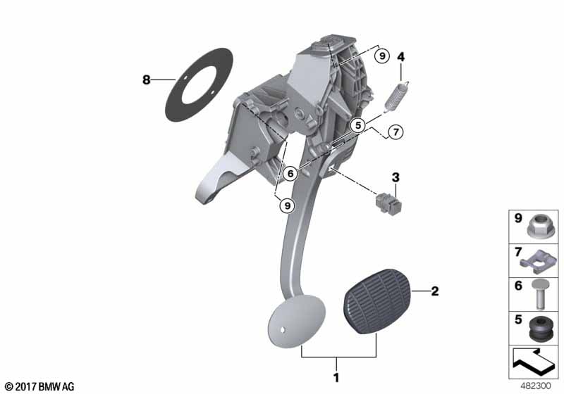 Педальный механизм АКПП