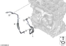 Система охлаждения турбонагнетателя
