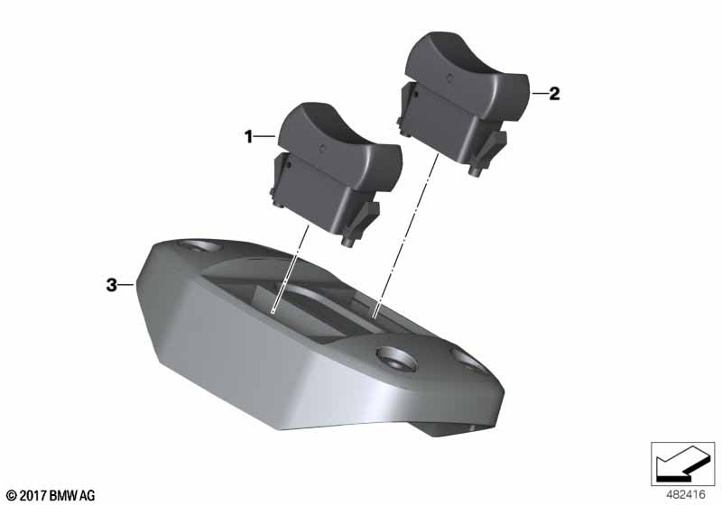 Дополнительный выключатель служ.т/с