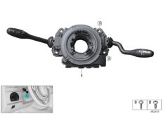 Коммутационный центр в рулевой колонке