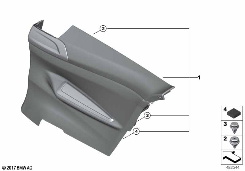 боковая обшивка задняя