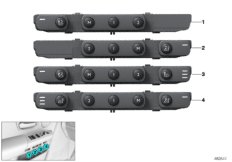 Функции сиденья со стороны водителя