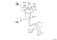 Привод педали акселератора/датчик полож.