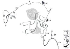 Трубопровод тормозного привода Пд