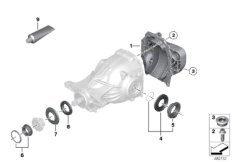 Редуктор заднего моста детали - 205