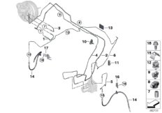 Трубопровод тормозного привода Пд