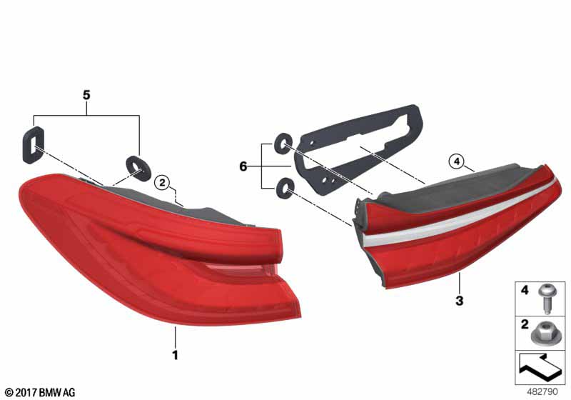 G32/G32N фонарь левый внешний
