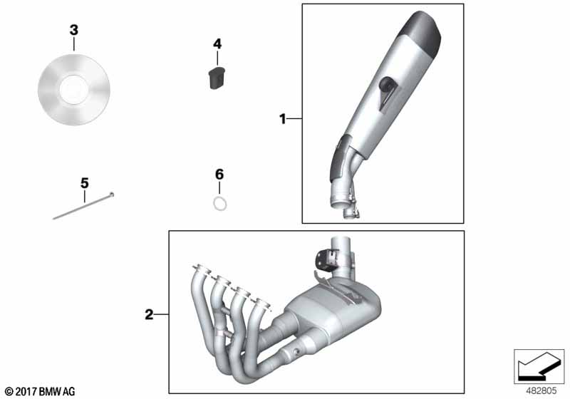 Система выпуска ОГ HP титан