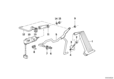 Привод педали акселератора/датчик полож.