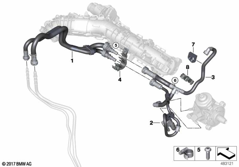 Топливопроводы/элементы крепления