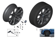 BMW лег.мет Y-образная спица 695 - 20"