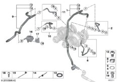 Система охлаждения турбонагнетателя
