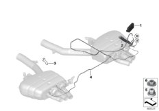 Система выпуска ОГ с заслонками