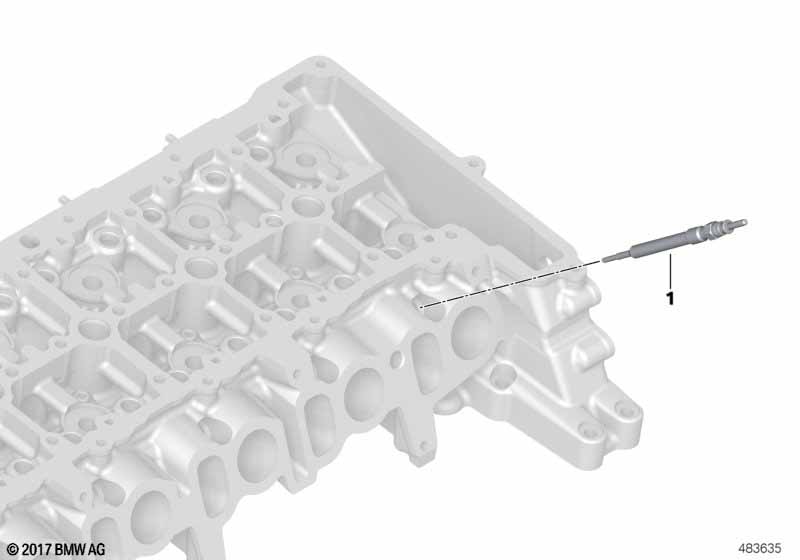 Штифт свечи накаливания